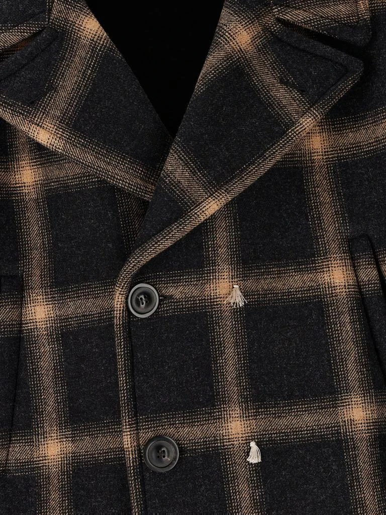 MAISON MARGIELA Maison Margiela Double-Breasted Pendleton Peacoat 3