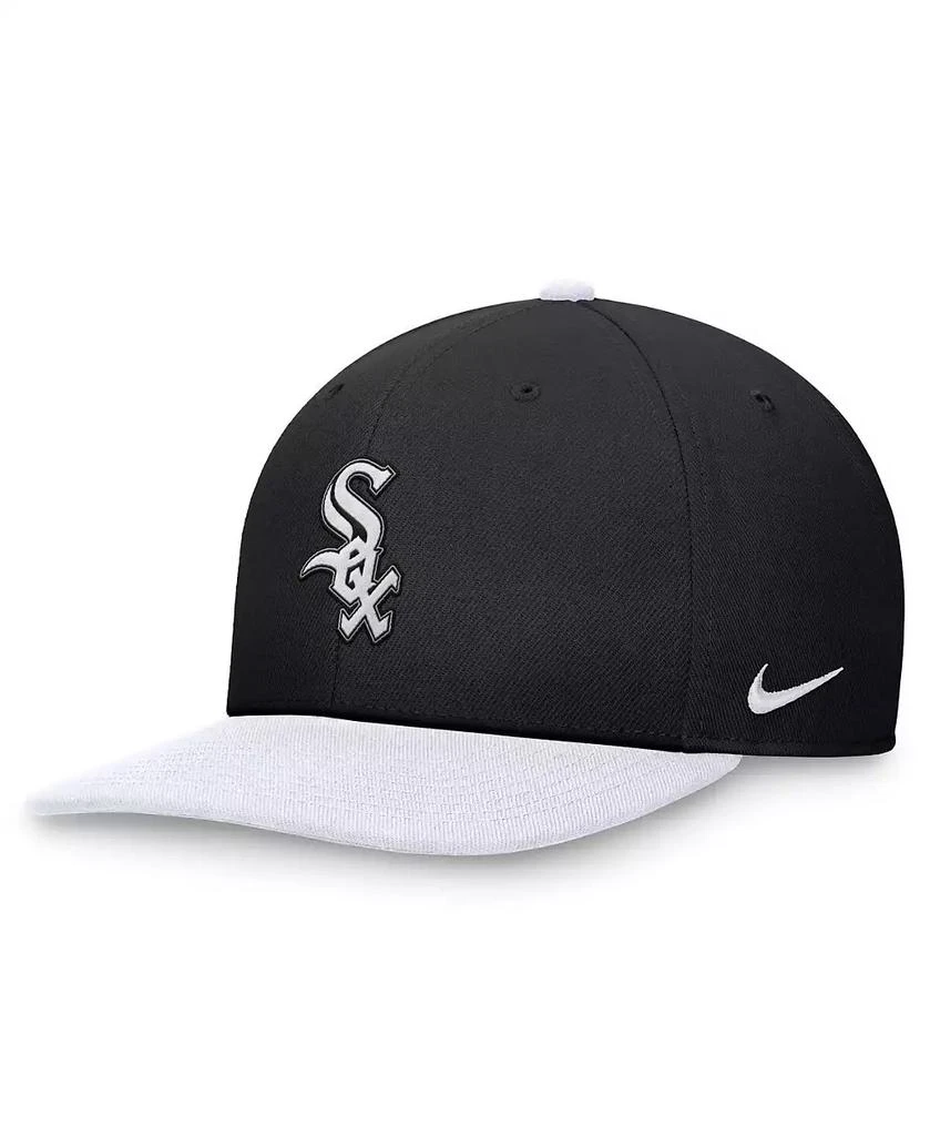 Nike Men's Black/White Chicago White Sox Evergreen Two-Tone Snapback Hat 1