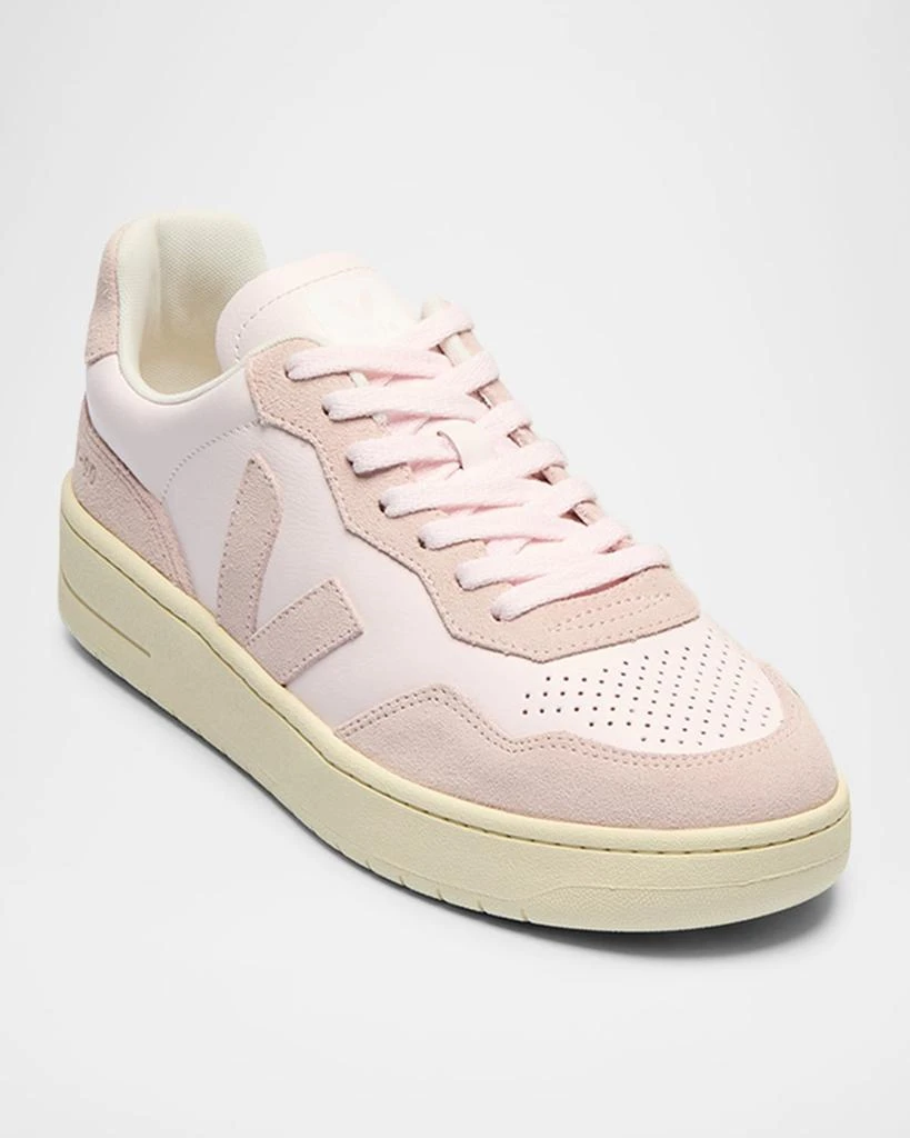 Veja V-90 Bicolor Low-Top Sneakers 2