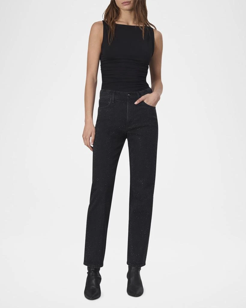 Rag & Bone Harlow Mid-Rise Ankle Straight Jeans 2