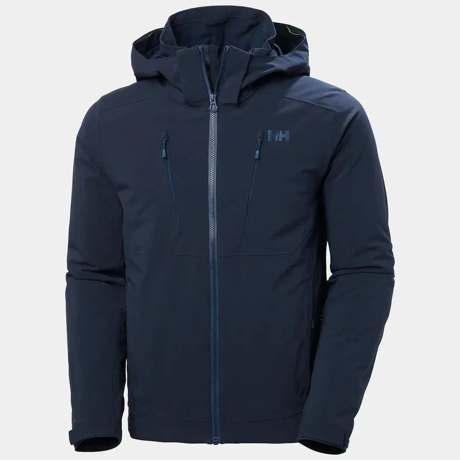 Helly Hansen Alpha 4.0 SkI Jacket Men's  Navy Waterproof Full Zip ASM257 4