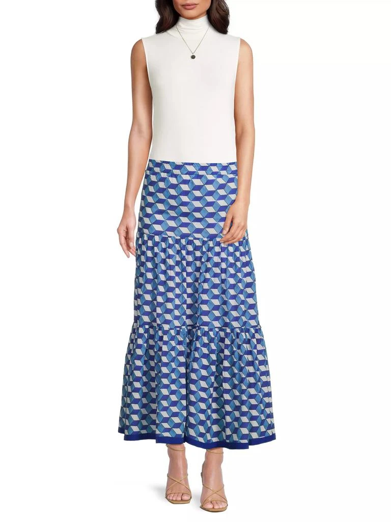 Ro's Garden Frilly Geometric Skirt 2