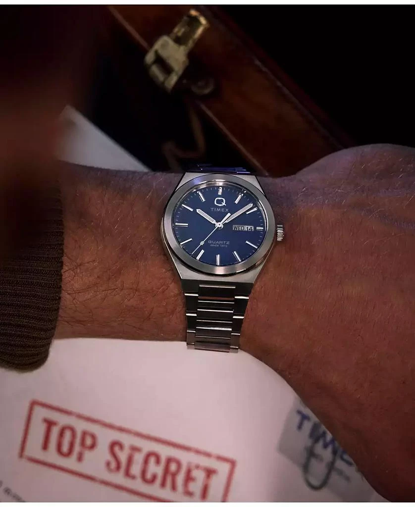 Timex Men
s Quartz Analog Silver-Tone Stainless Steel Watch, 39mm 8