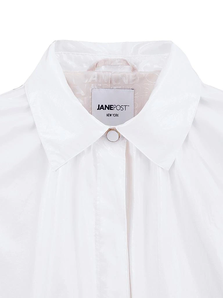 Jane Post Belted Slicker Coat 3