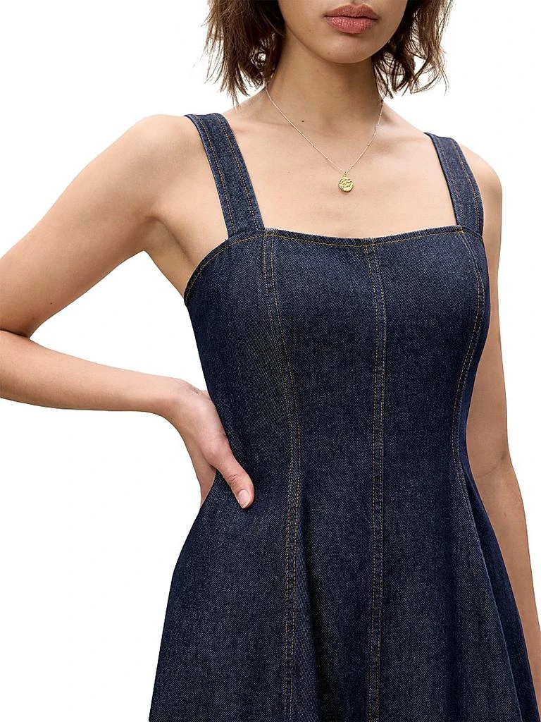 Rebecca Taylor Gabrielle Denim Midi-Dress - Dresses & Skirts - Free  Shipping - BeyondStyle