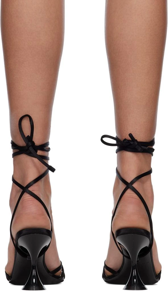Les Petits Joueurs Black Kaia Sandals 2