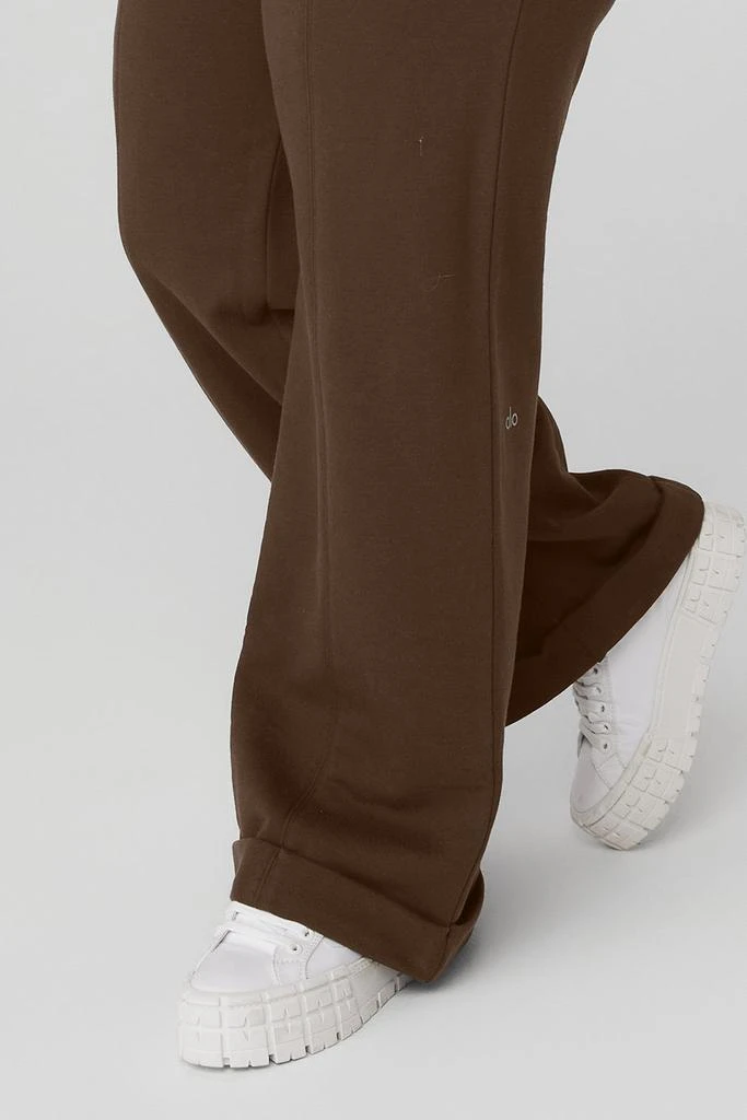 Alo High-Waist Trouser Wide Leg Pant - Espresso 8