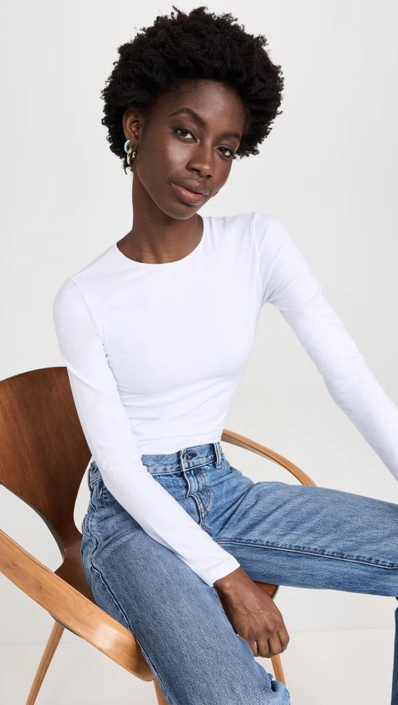 Ambitionist Everyday Classic Long Sleeve Thong Bodysuit 1