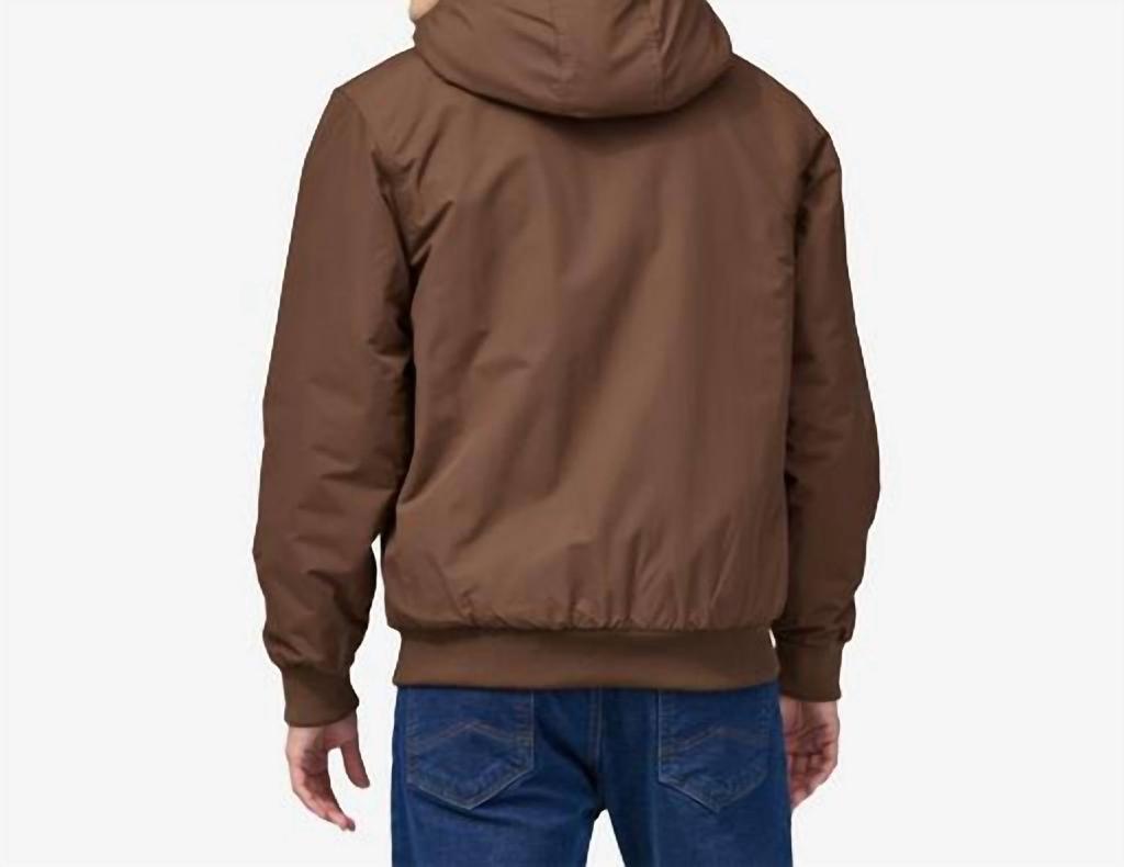 Patagonia Lined Isthmus Hoody In Brown