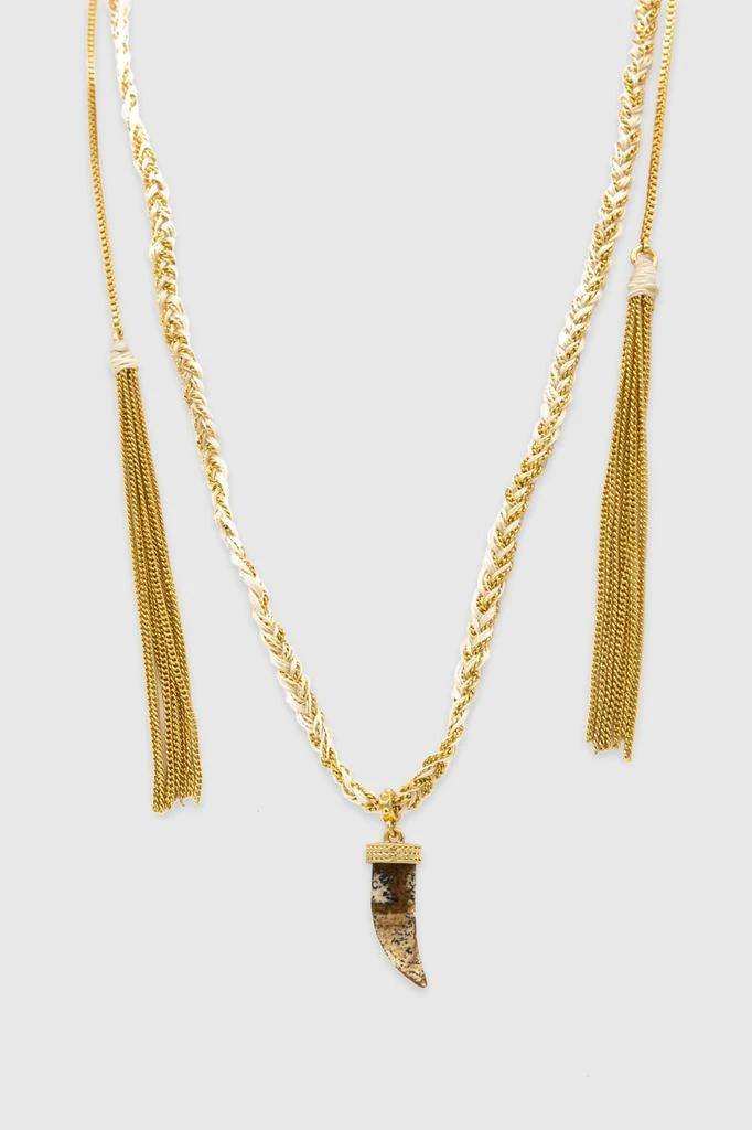 Rebecca Minkoff Shark Tooth Slider Necklace 1