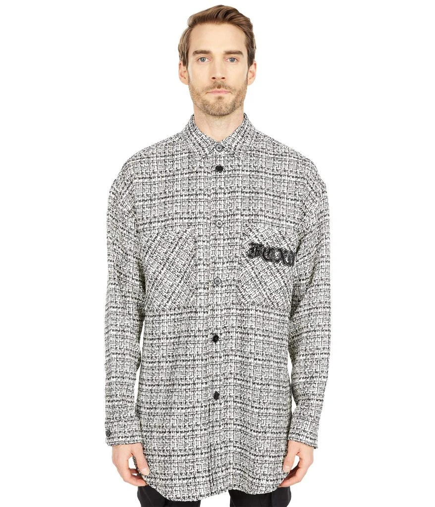 Faith Connexion Tweed Oversize Shirt 1