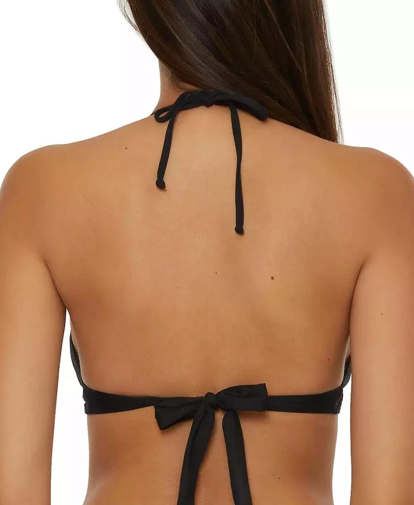 Becca Women's Colette Flower Halter Bikini Top 3