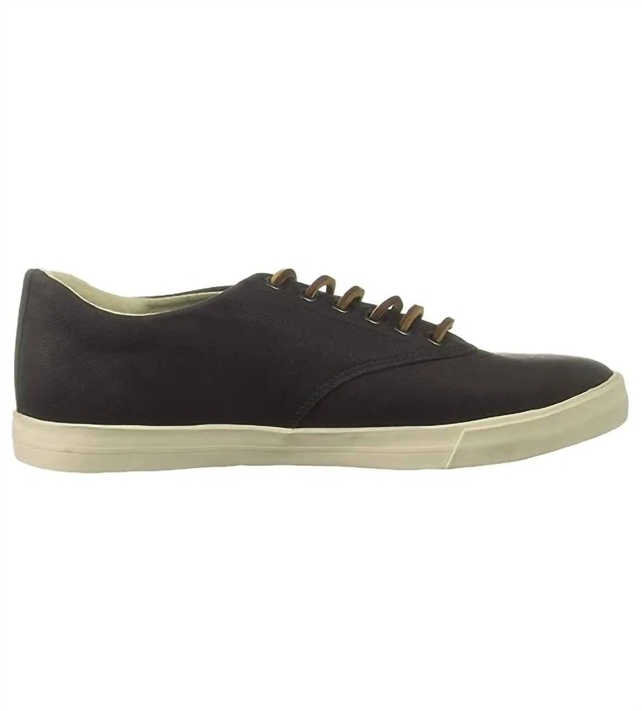 SeaVees Men's Hermosa Plimsoll Wintertide Sneakers In Midnight Leather 2