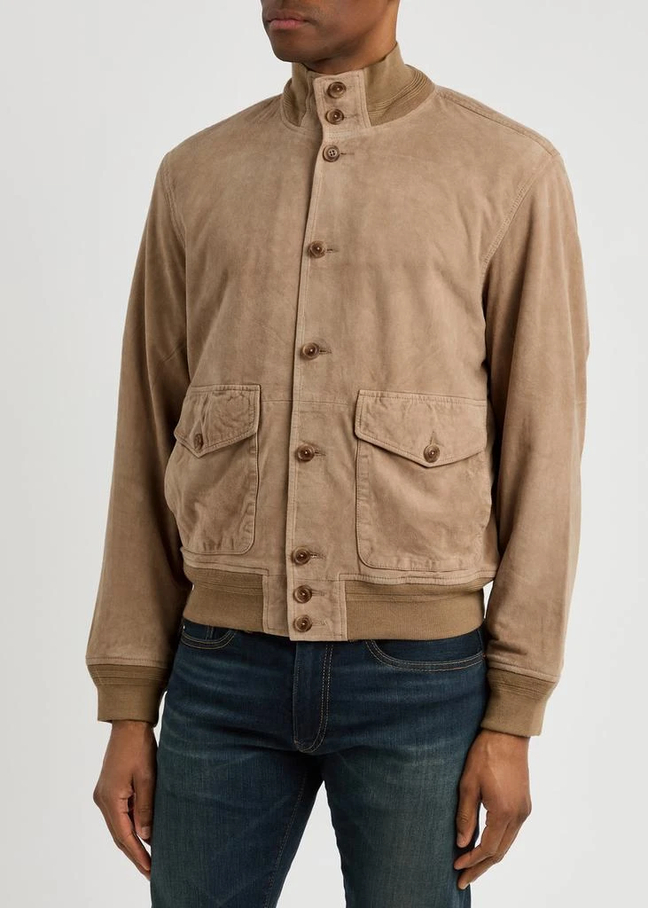 Ralph Lauren Panelled suede jacket 2