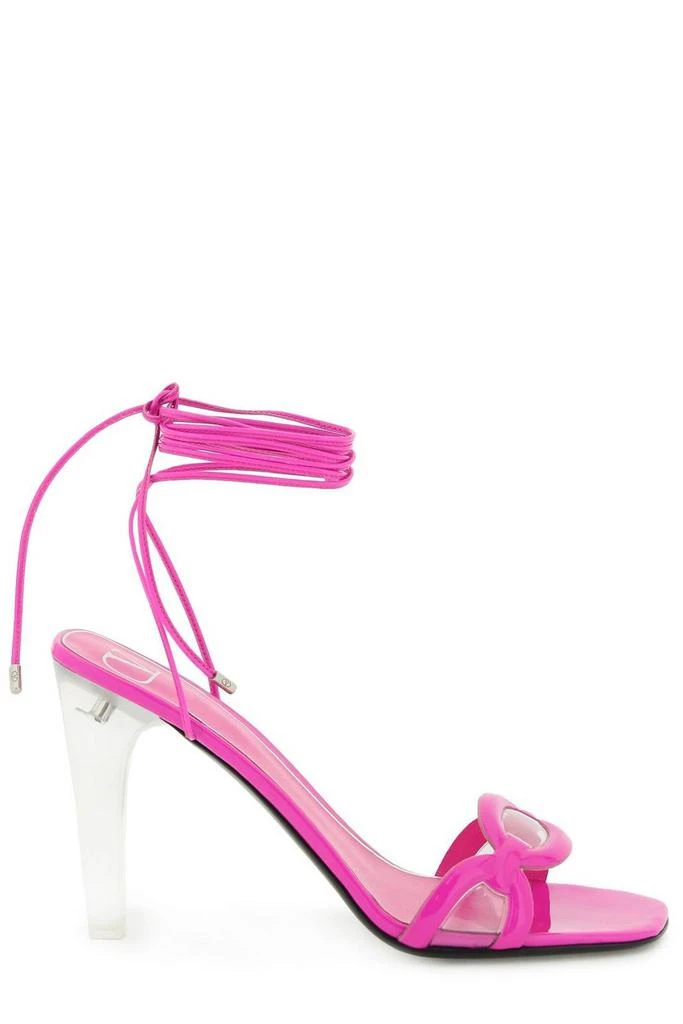 Valentino Valentino Square Toe Ankle Strap Sandals 1