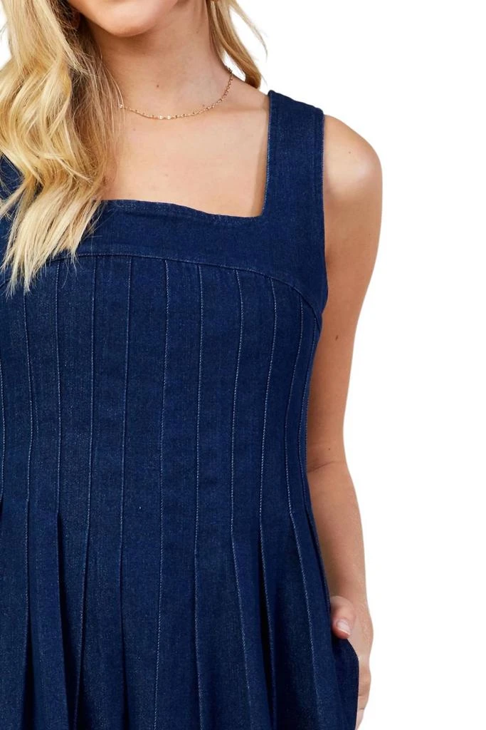 Skies Are Blue Skies Are Blue - Denim Maxi Dress 4