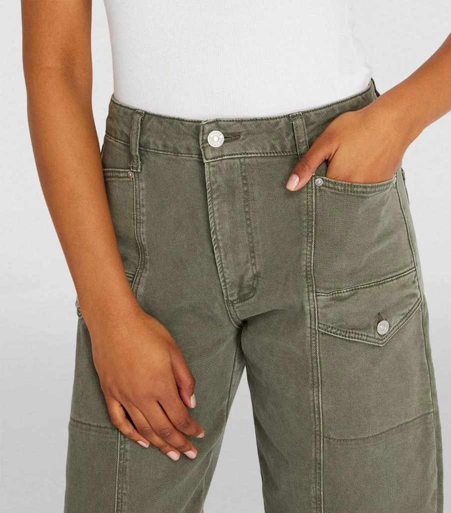 Paige Alexis High-Rise Straight Cargo Jeans 6