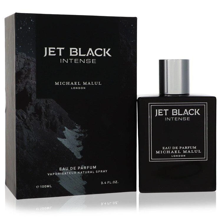 Michael Malul Jet Black Intense by  Eau De Parfum Spray 3.4 oz Men 1