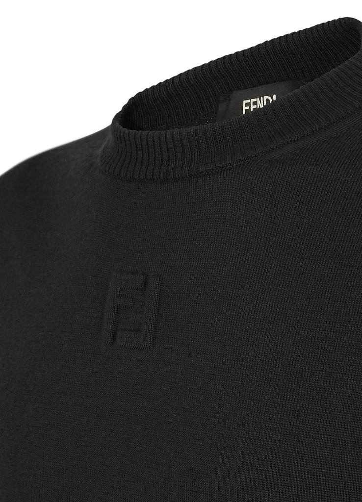 Fendi Long-sleeved crew-neck jumper 4