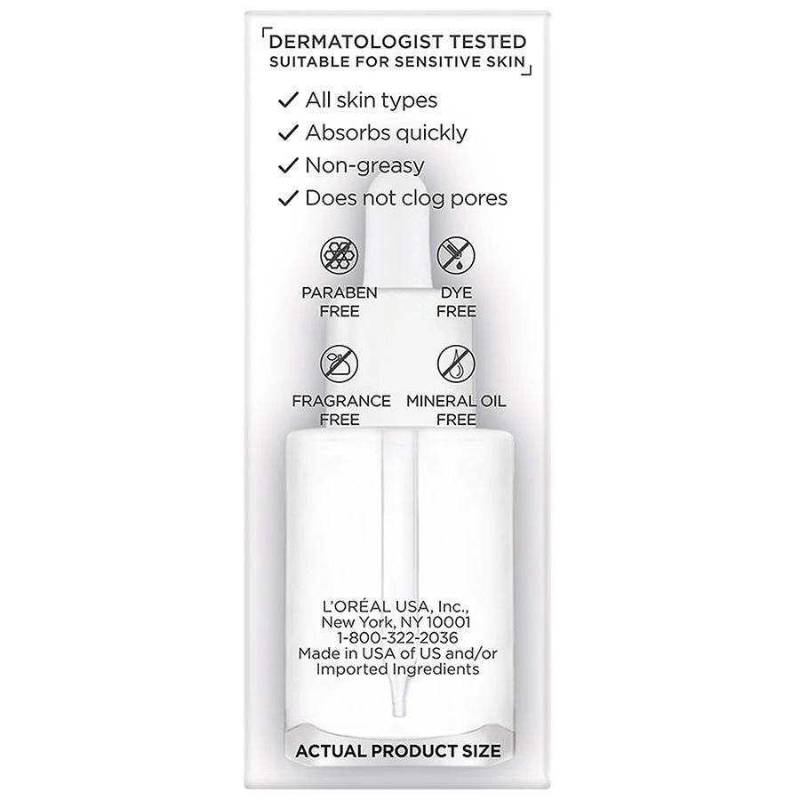 L'Oreal Paris 1.5% Pure Hyaluronic Acid Face Serum Fragrance Free 7