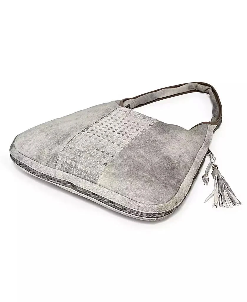OLD TREND Women's Genuine Leather Dorado Expandable Hobo Bag 10