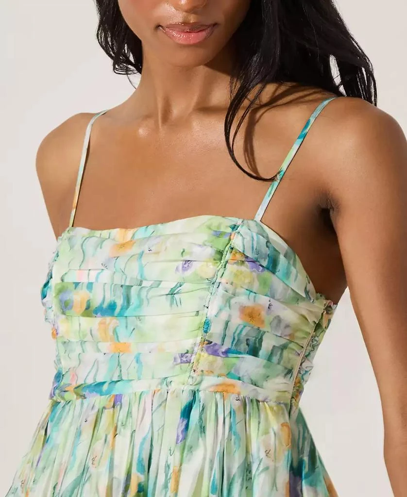 ASTR Women's Floral-Print Bubble Skirt Mini Dress 3