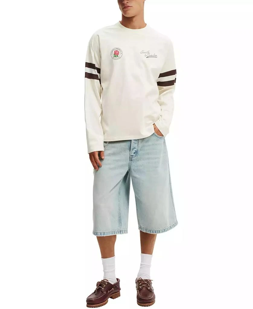 Cotton On Men's Long Sleeve Soccer T-Shirt 4