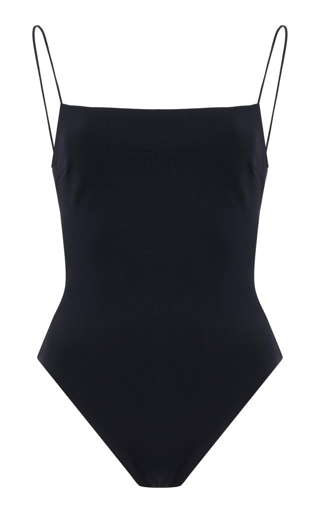 Ziah Ziah - Fine Strap One-Piece Swimsuit - Black - AU 8 - Moda Operandi