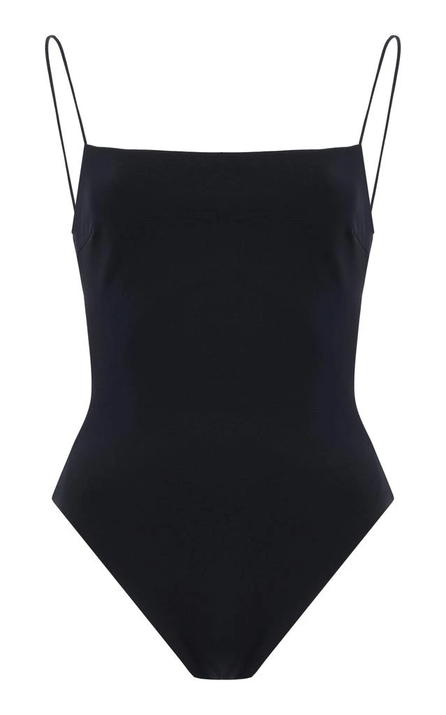 Ziah Ziah - Fine Strap One-Piece Swimsuit - Black - AU 12 - Moda Operandi 1