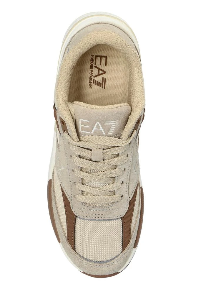 EA7 EMPORIO ARMANI Ea7 Emporio Armani Logo-Embossed Lace-Up Sneakers 4