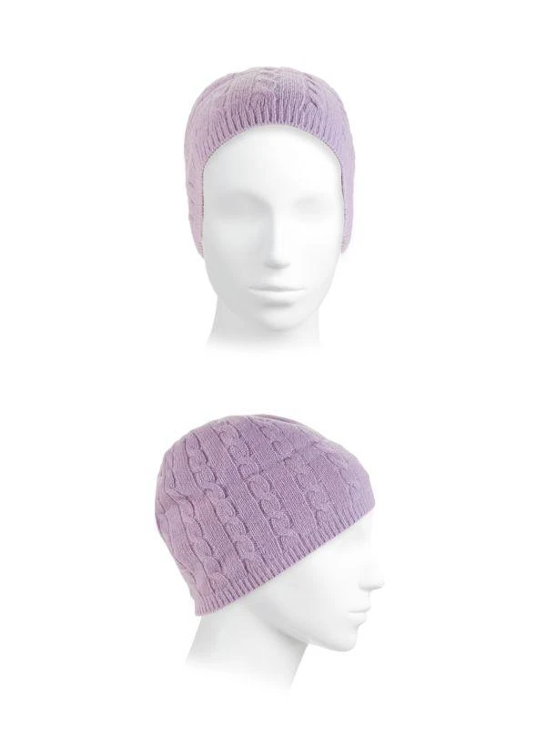 Portolano Cable-Knit Cashmere Beanie 2