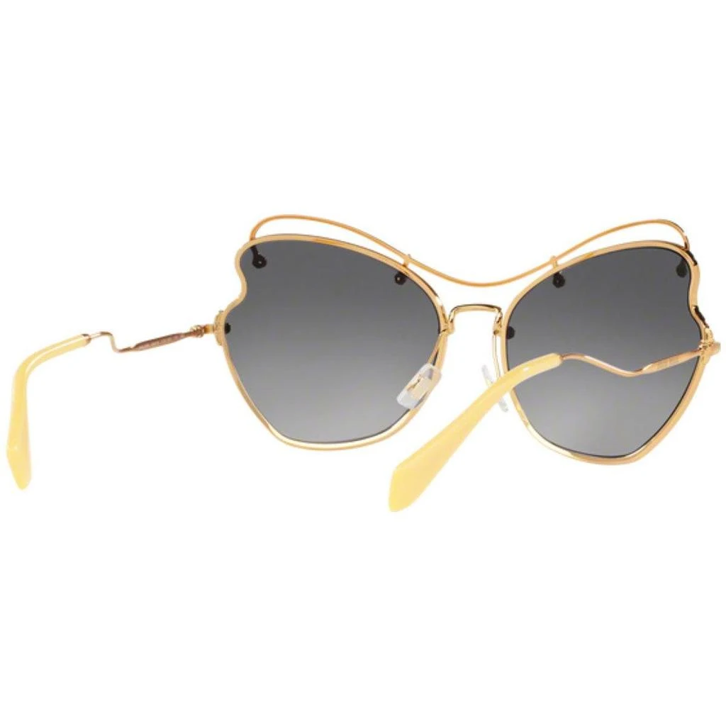 Miu Miu Miu Miu Women's Sunglasses - Antique Gold Metal Frame Grey Lenses | 56RS-7OE3E265 6