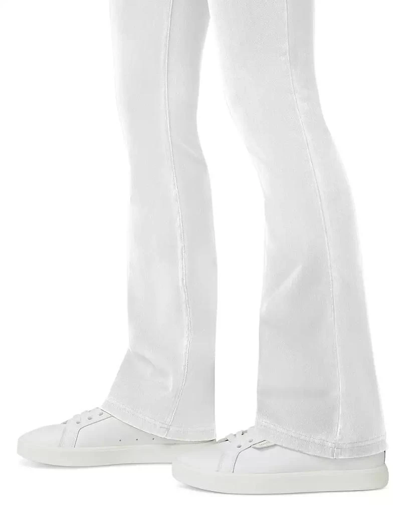 Hue Women's High-Rise Denim Baby Bootcut Leggings 6