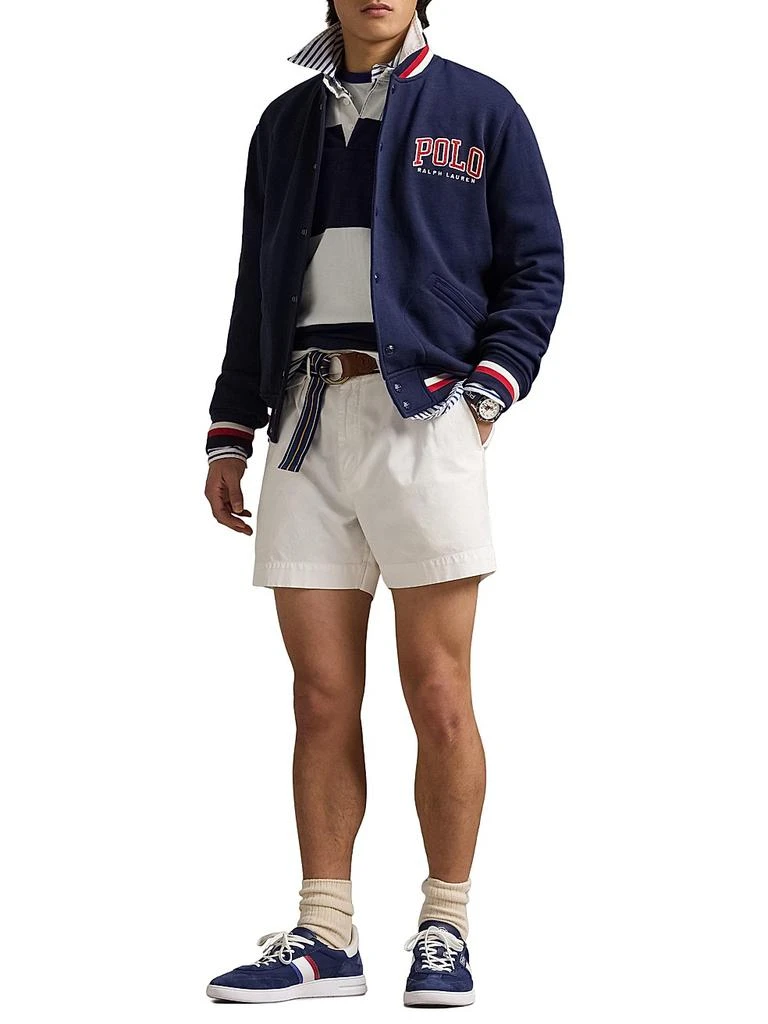 Ralph Lauren Letterman-Logo Fleece Baseball Jacket 2