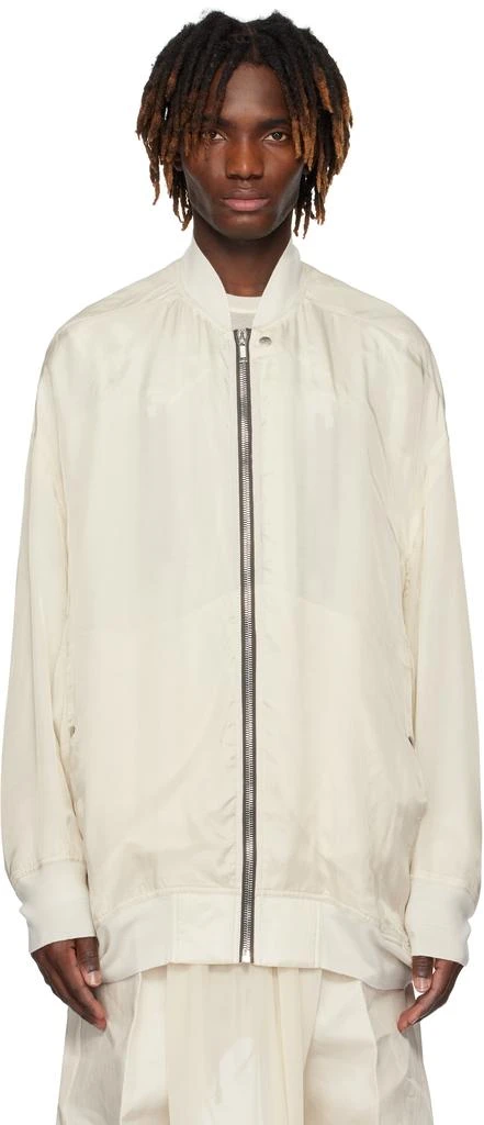 Rick Owens Off-White Hollywood Jumbo Flight Bomber Jacket 1