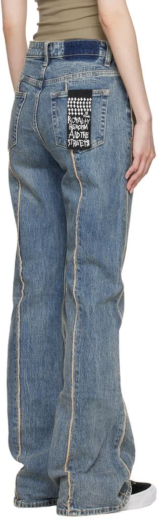 Ksubi Blue Soho Frayed Jeans 3