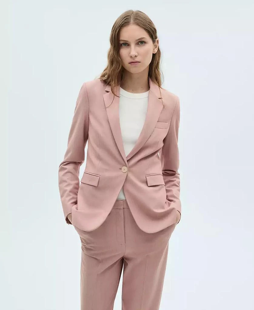 Mango Women's Straight Suit Trousers Pants 4