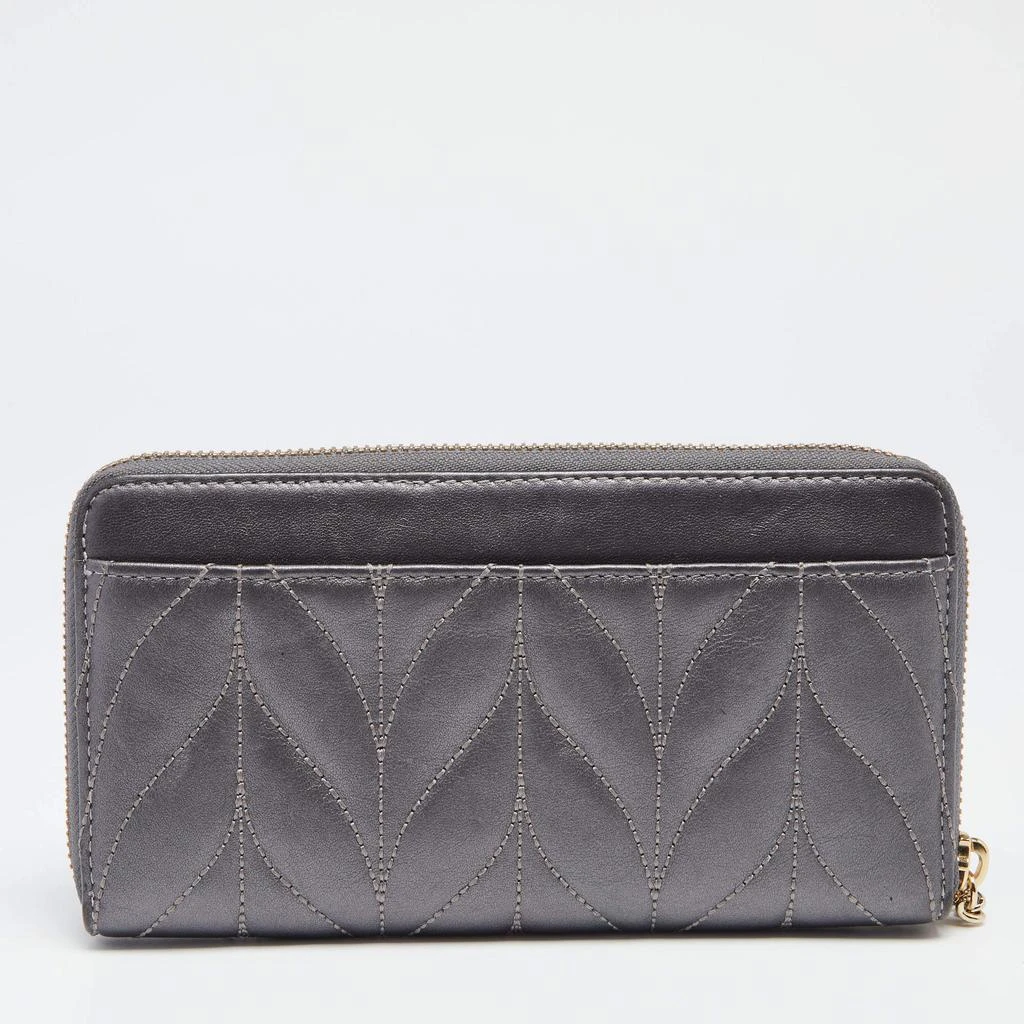 Kate Spade Kate Spade Grey Briar Lane Quilted Leather Neda Zip Around Wallet 4