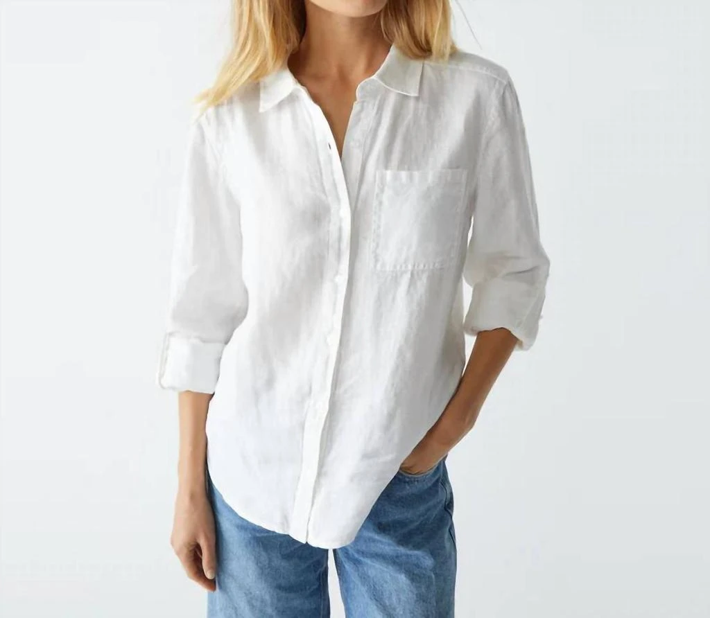 Michael Stars Michael Stars - Spencer Linen Button Down Top 1