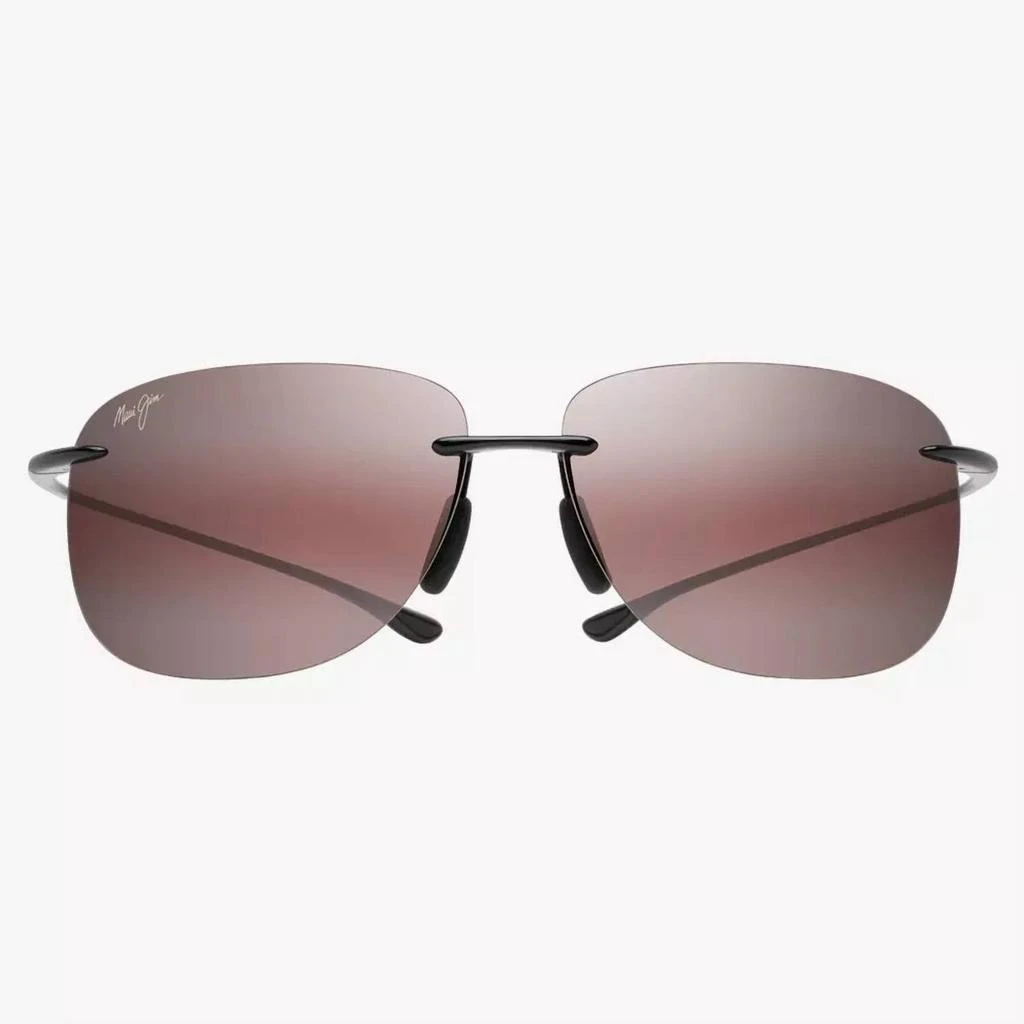 Maui Jim Hikina Sunglasses In Black Maui Rose Polarized Lenses 1