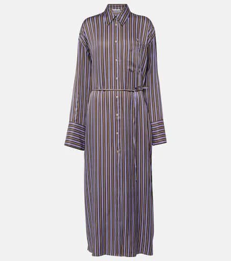 Acne Studios Delestina striped shirt dress 1