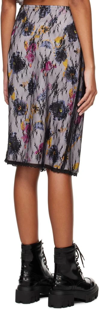 Anna Sui SSENSE Exclusive Purple Midi Skirt 3