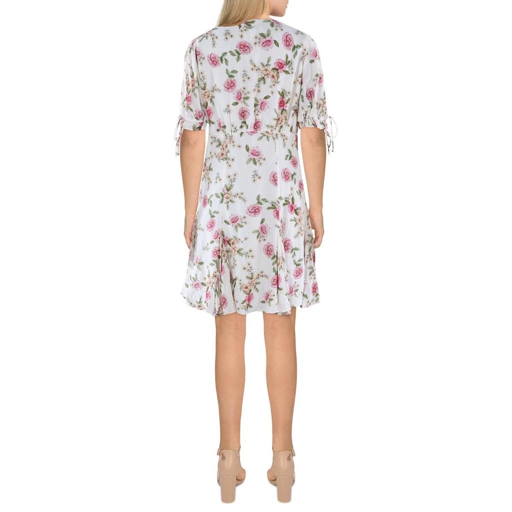 Yumi Kim Womens Floral Print Rayon Fit & Flare Dress 2