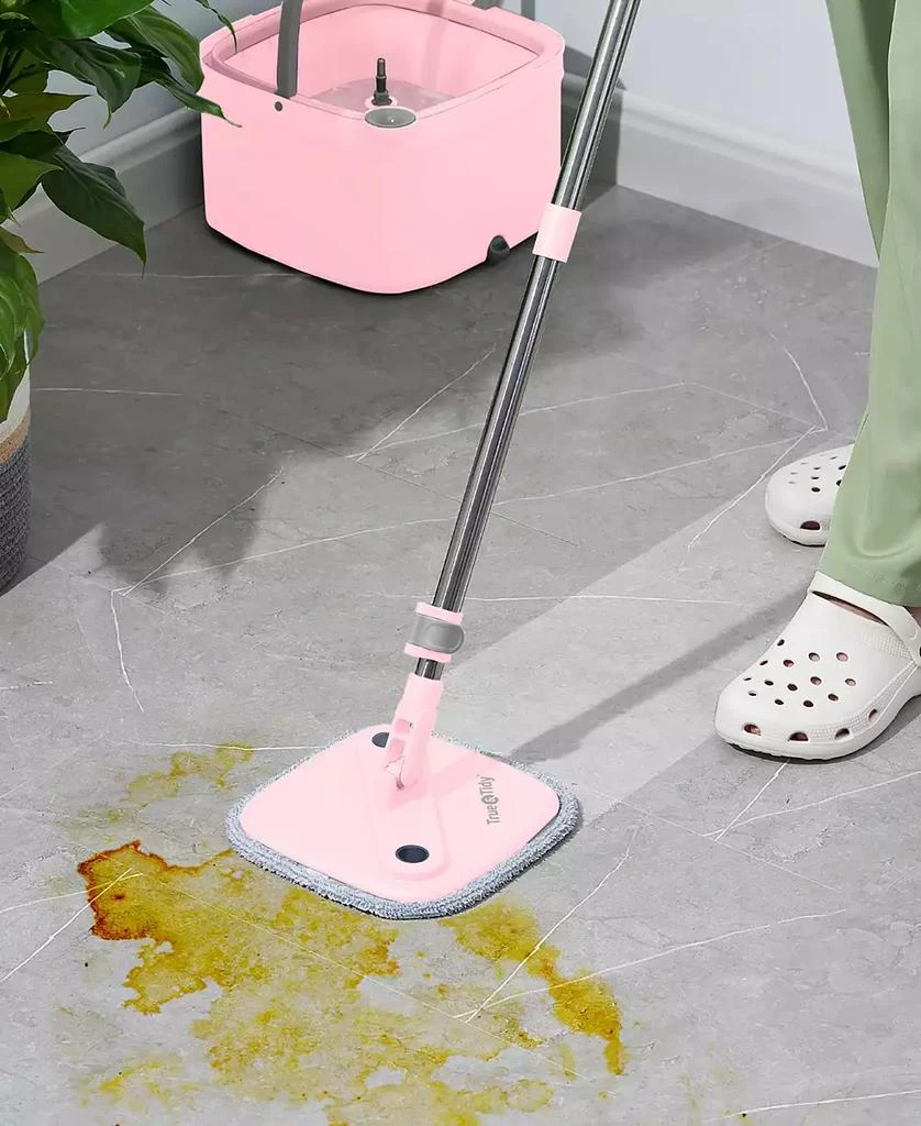 True & Tidy True Clean Spin Mop and Bucket System 8