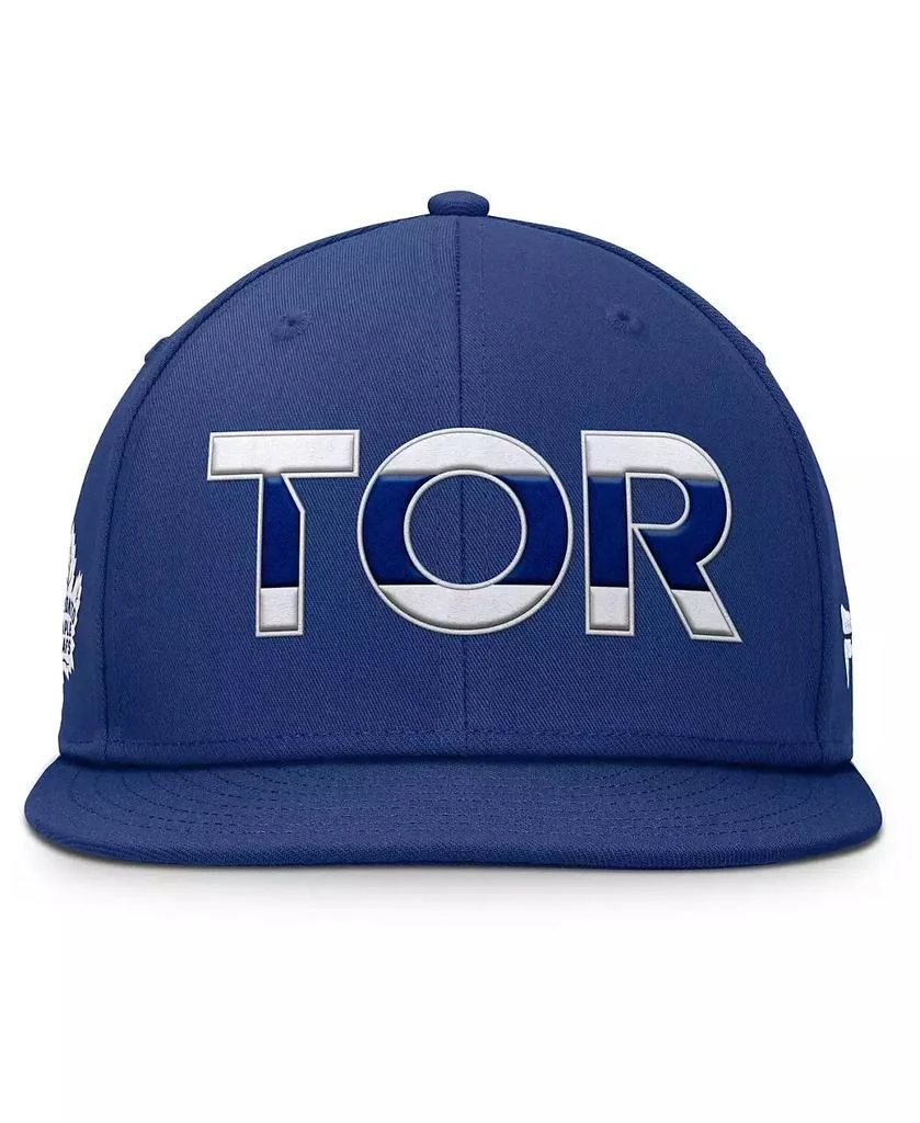 Fanatics Men's Blue Toronto Maple Leaf's Authentic Pro Rink Snapback Hat 2