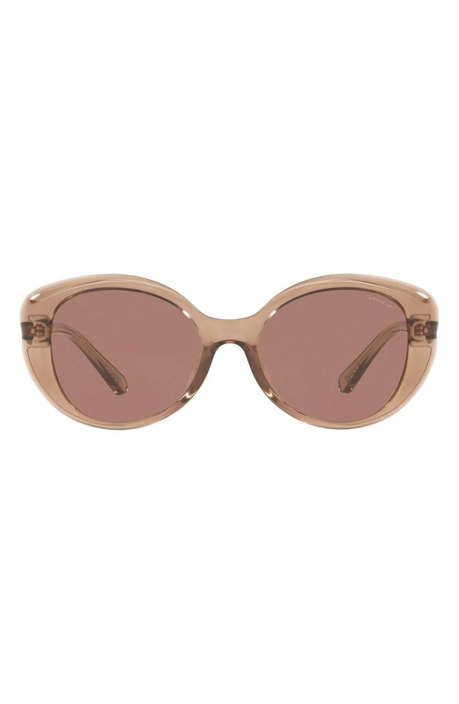 Coach 54mm Round Sunglasses 1