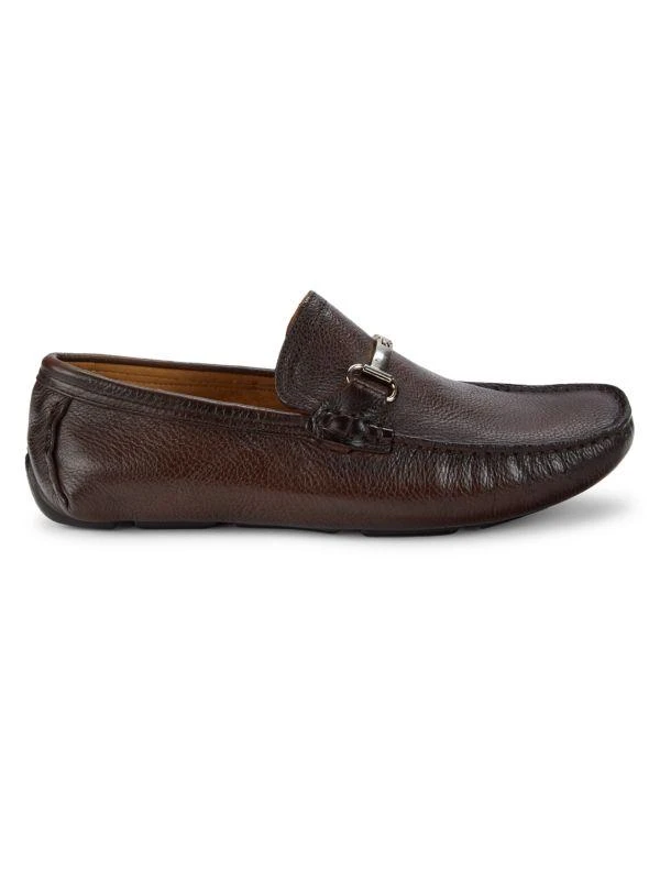 Saks Fifth Avenue Leather Bit Driving Loafers 1