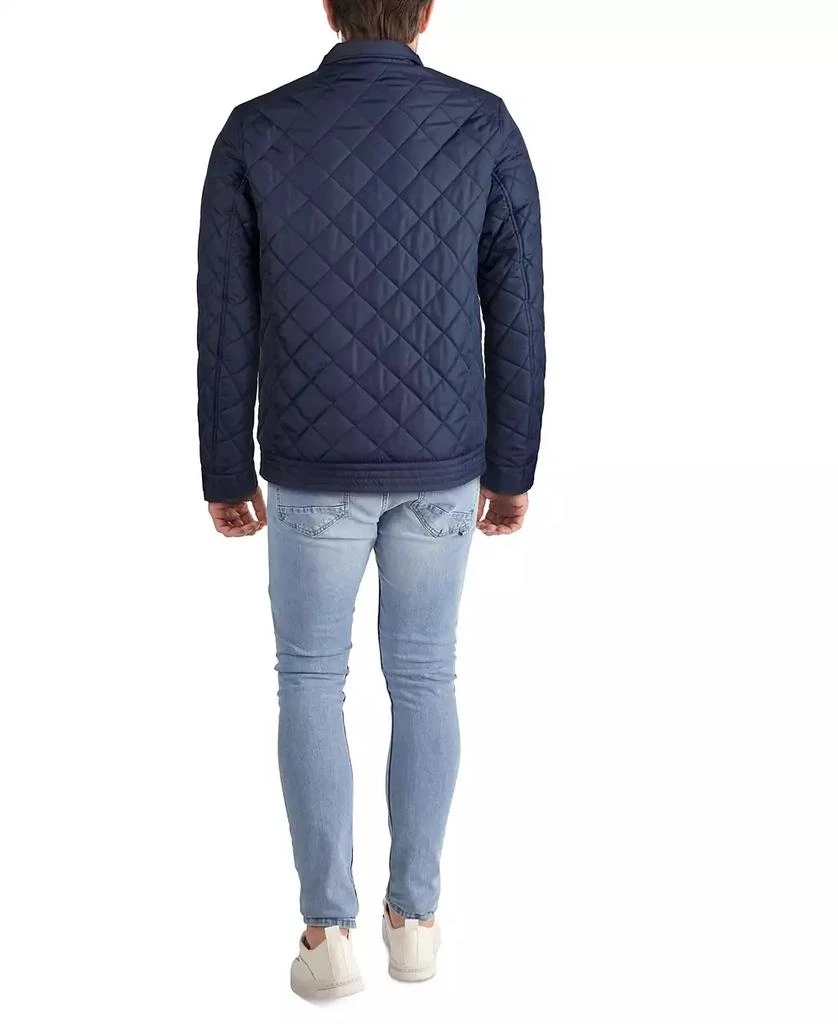 Cole Haan Cole Hann Men's Diamond Quilt Jacket with Faux Sherpa Lining 2