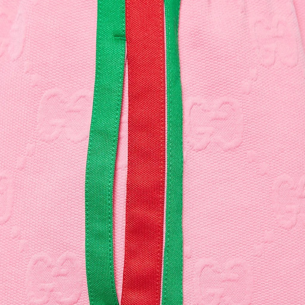 Gucci Gucci Pink GG Jacquard Jersey Web Stripe Shorts S 4