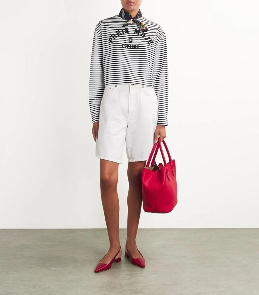 Maje Long-Sleeve Striped T-Shirt 2